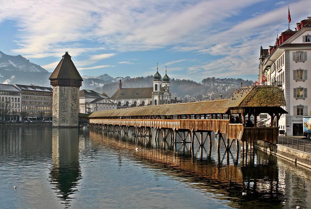 Landgasthof Schlussel Alpnach Otel Dış mekan fotoğraf