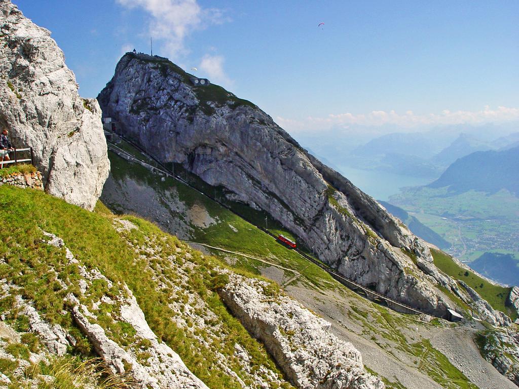 Landgasthof Schlussel Alpnach Otel Dış mekan fotoğraf